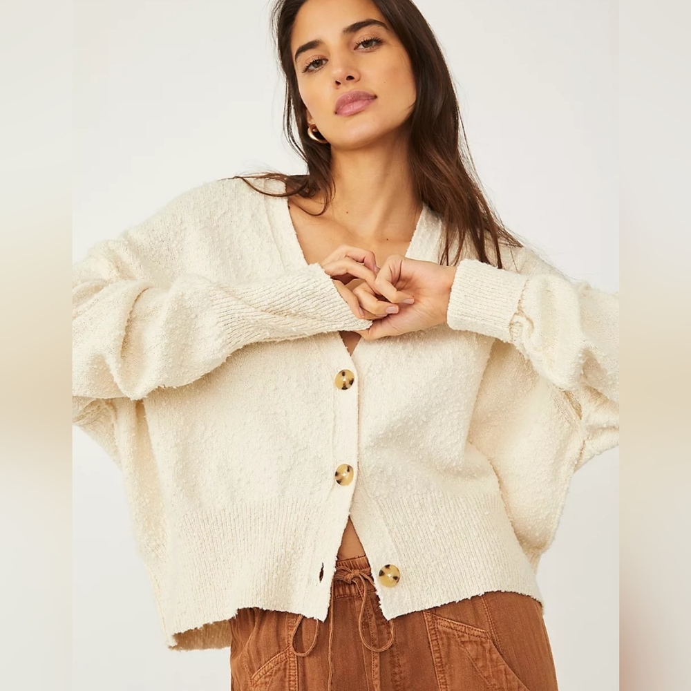 FREE PEOPLE FOUND MY FRIEND CARDIGAN SZ M